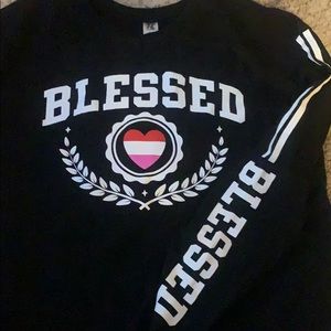 Blessed black long sleeve